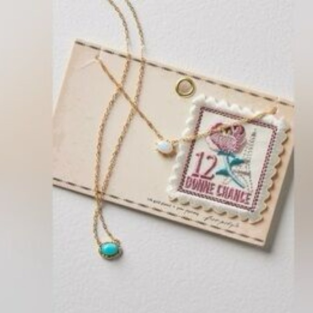 Free People Post Card Necklace NEW - Picture 2 of 4